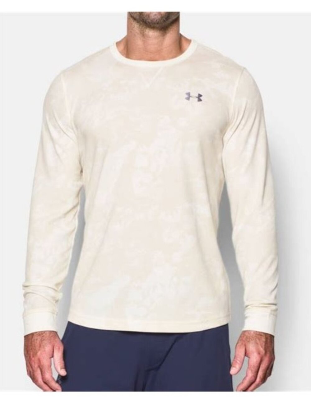Under Armour Waffle Novelty Crew Active Long Sleeve Camo Thermal Ribbed Coldgear